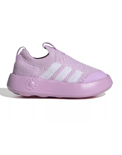 adidas Bubblecomfy Toddler Girls Slip-On Walking Shoes  6|Lilac White Black| medium